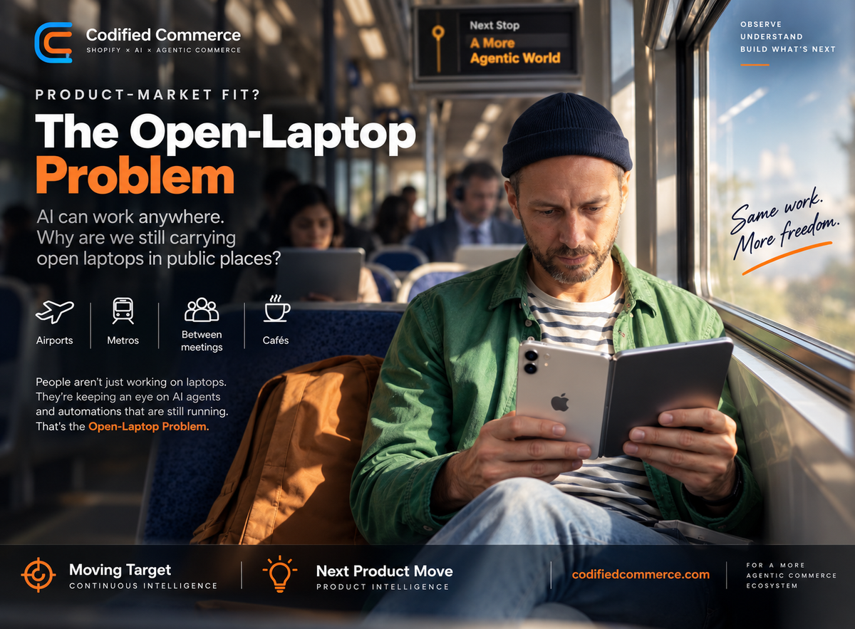iPhone Duo Product-Market Fit: The Open-Laptop Problem in the Agentic AI Era
